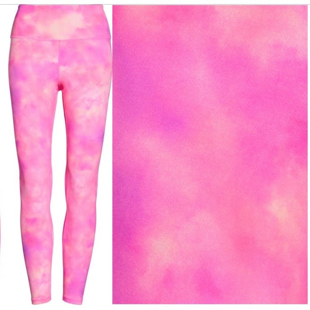 NEW IVL Collective Pink Tie Dye Watercolor Leggings 6